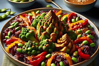 Thumbnail for Romanesco Stir-Fry with Thai Peanut Sauce