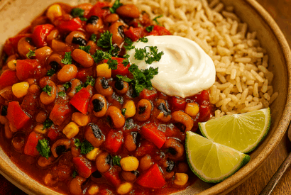 Thumbnail for Smoky Mexican Black-Eyed Pea Skillet