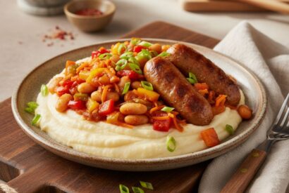 Thumbnail for Spicy South African Chakalaka with Pap