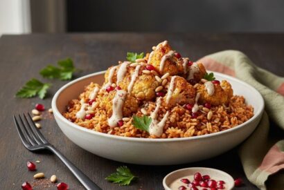 Thumbnail for Turkish-Style Roasted Cauliflower & Lentil Pilaf